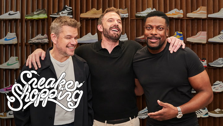Ben Affleck, Matt Damon, and Chris Tucker Go Sneaker Shopping With Complex