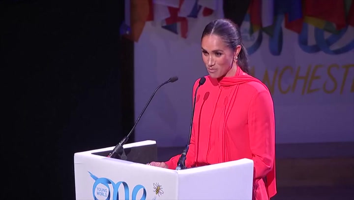 'I'm just the girl from Suits': Meghan Markle opens One Young World summit
