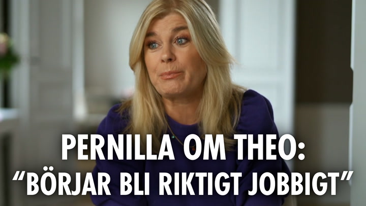 Pernilla Wahlgren om sonen Theo: ”Börjar bli riktigt jobbigt”