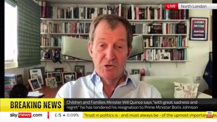 Alastair Campbell and Kay Burley clash after describing Boris Johnson is 'most successful PM'