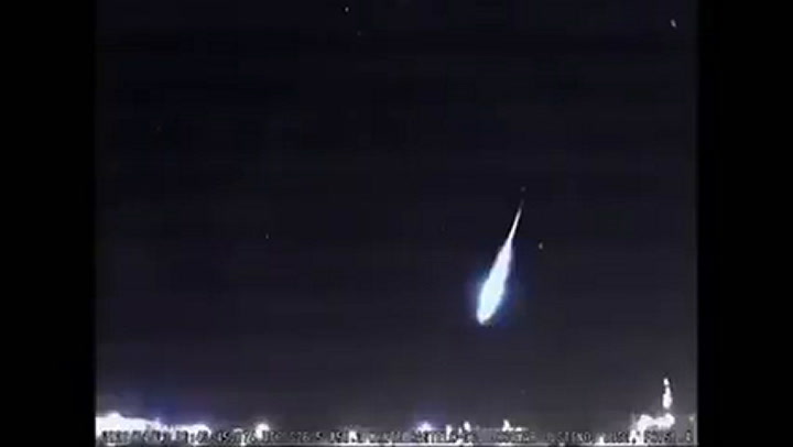 El enorme meteorito que cayó sobre el sur de Brasil - Fuente: YouTube
