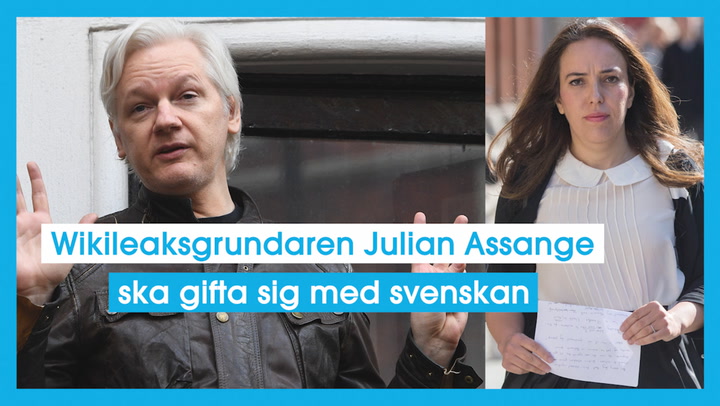 Wikileaksgrundaren Julian Assange ska gifta sig med svenskan
