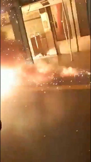 Explosión y pánico en el metro de Santiago de Chile