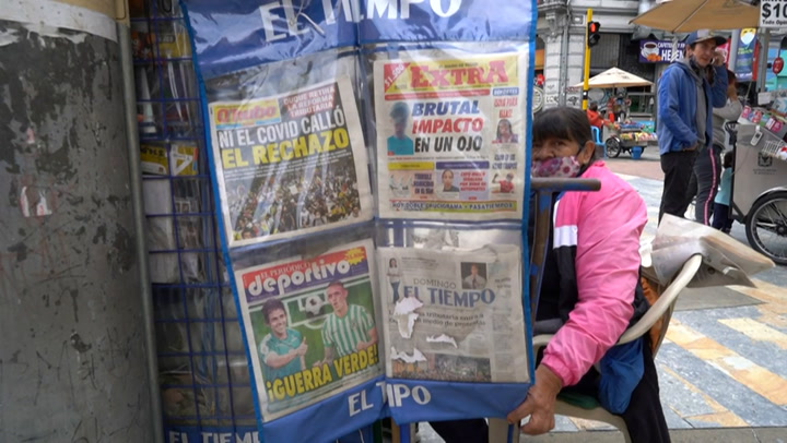 Tensión y violencia: qué pasa en la crisis en Colombia que arrincona a Duque - Fuente: AFP