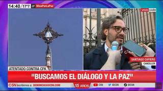 Santiago Cafiero tras la misa en Luján: "Es una lástima que la oposición no haya venido, pero seguiremos convocando al diálogo"