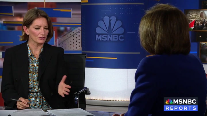 Pelosi Accuses MSNBC’s Katy Tur of Being 'An Apologist for Donald Trump'