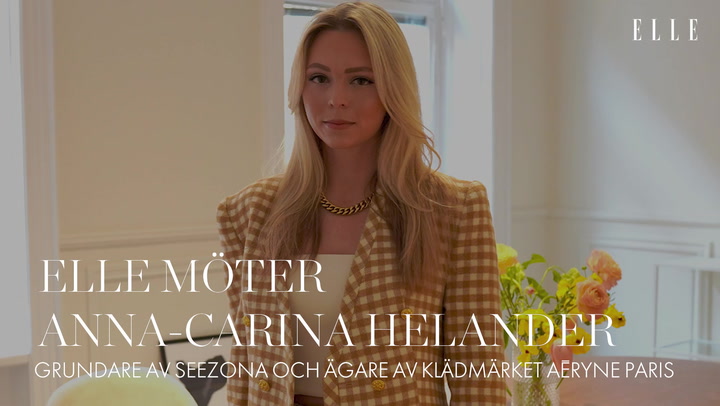ELLE möter Anna-Carina Helander