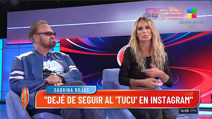 Sabrina Rojas hablo de su relacion con el Tucu Lopez 
