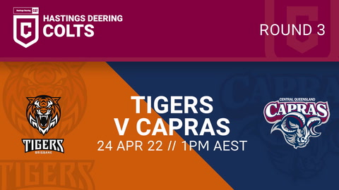 Brisbane Tigers U20 - HDC v Central Queensland Capras U20 - HDC