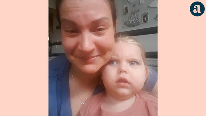 Matildas tårar efter glädjebeskedet till sjuka dottern