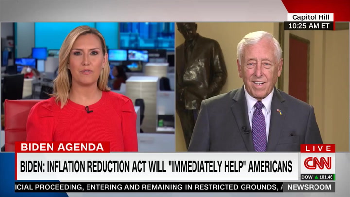 Hoyer on Inflation Reduction Act: Federal Reserve 'Is Really How You Deal with Inflation' -- But Bill Lowers Health Costs
