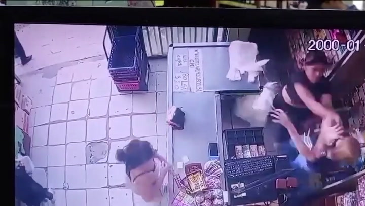 Violencia en un supermercado chino de La Plata
