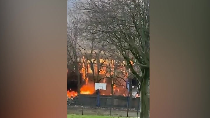 Liverpool fire: Flames engulf building as major incident declared