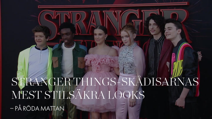 TV: Se Stranger Things-skådisarnas bästa looks på röda mattan