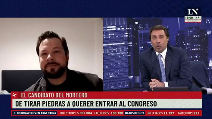 Antes le tiraba piedras al Congreso, ahora quiere ser senador: entrevista a Sebastián Romero