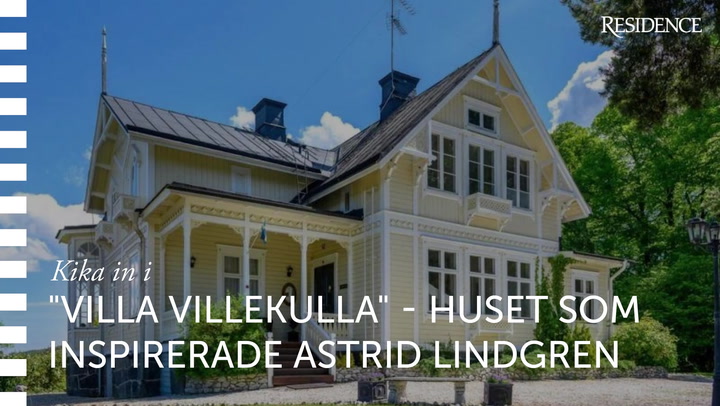 Kika in i "Villa Villekulla" - huset som inspirerade Astrid Lindgren