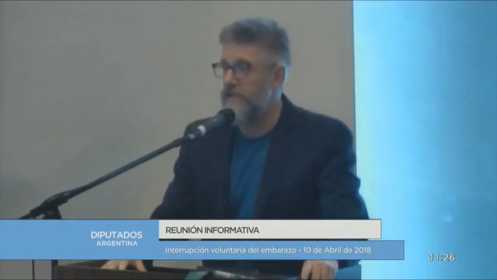 La palabra del periodista Luis Novaresio en el debate por la legalización del aborto