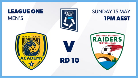 Central Coast Mariners FC FNSW One v SD Raiders FC FNSW One