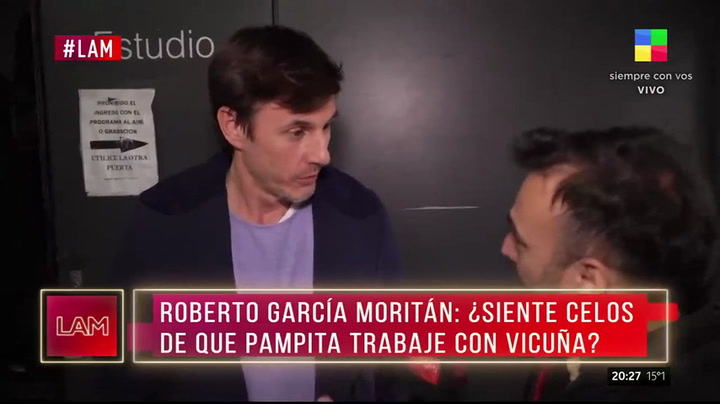 Roberto García Moritán opinó sobre la posibilidad de que Pampita trabaje con Benjamín Vicuña y fue tajante