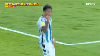Gol de Agustín Ruberto: Argentina 2 - Alemania 1 en el Mundial Sub 17