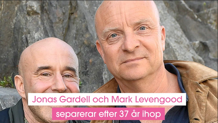 Jonas Gardell och Mark Levengood separerar efter 37 år ihop