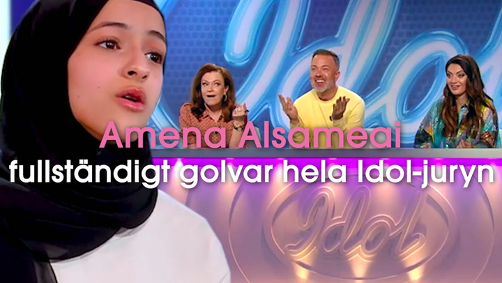 Se när Amena Alsameai fullständigt golvar hela Idol-juryn: "Trollbundna"