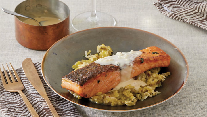 A Perfect Match: Crispy Salmon with White Burgundy