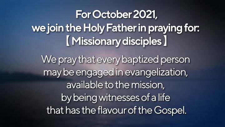 October 2021 - Missionary disciples