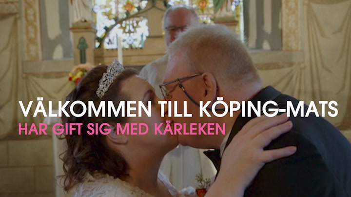 Här gifter sig Välkommen till Köping-Mats Halvarsson med kärleken