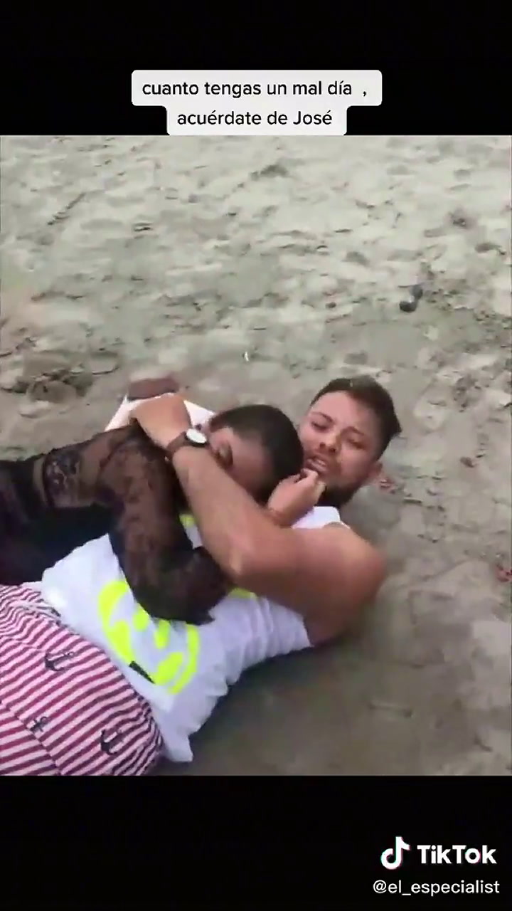 El video viral de la mujer que encontró a su esposo con la secretaria en la playa