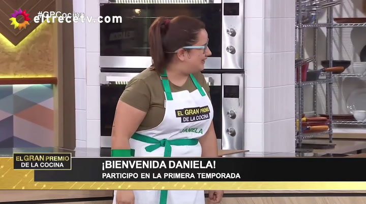 Así fue el regreso de Daniela “Chili” Fernández a El gran premio de la cocina
