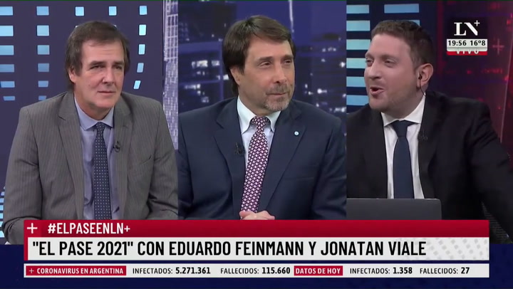 Eduardo Feinmann y Jonatan Viale se quedaron “sin palabras” al escuchar el discurso del Presidente
