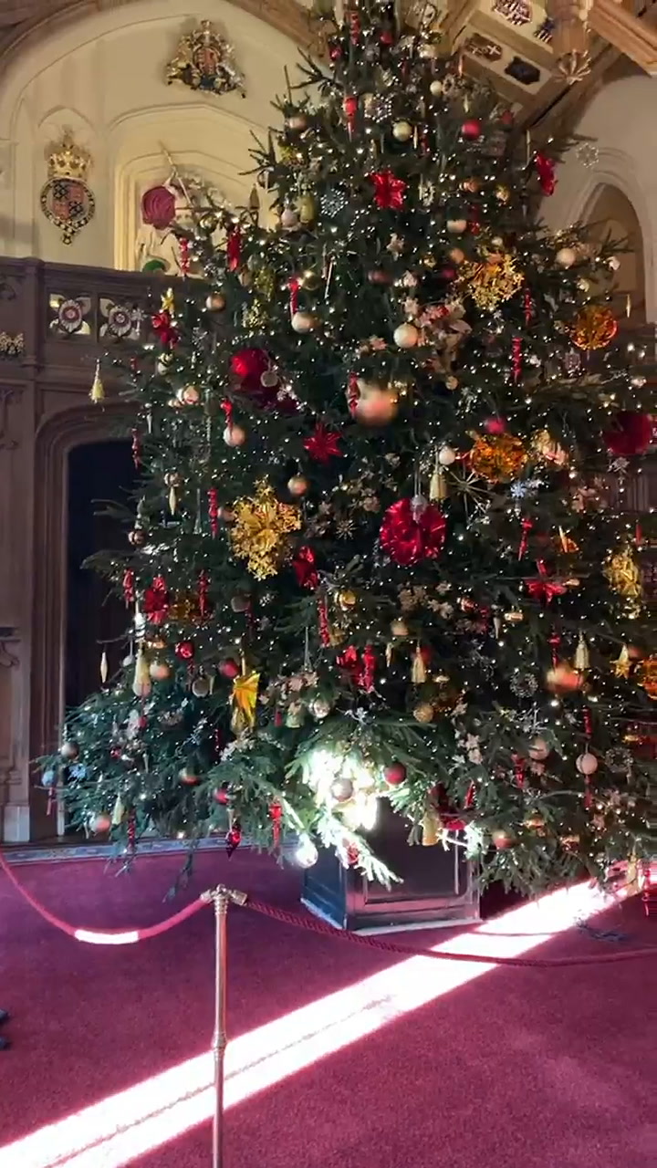 Ya comenzó la Navidad en el castillo de Windsor