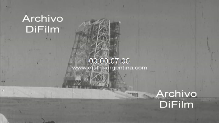 La cobertura de Mónica Cahen D'Anvers por el lanzamiento del Apollo 11 - Fuente: DiFilm