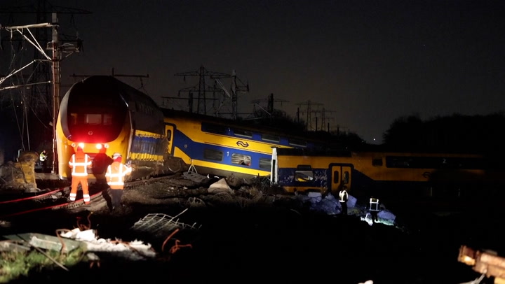 Netherlands: Train wreck lays off track after derailment kills one and injures 30