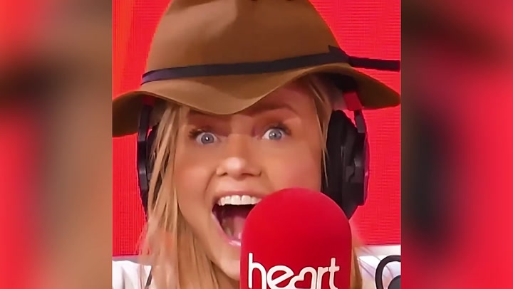 Emma Bunton presents Heart radio show hungover after Victoria Beckham's 50th birthday party