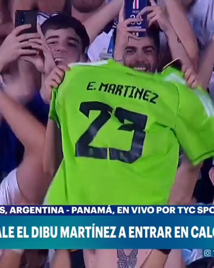 Dibu Martínez realizó su característico 'baile' antes del amistoso de Argentina con Panamá