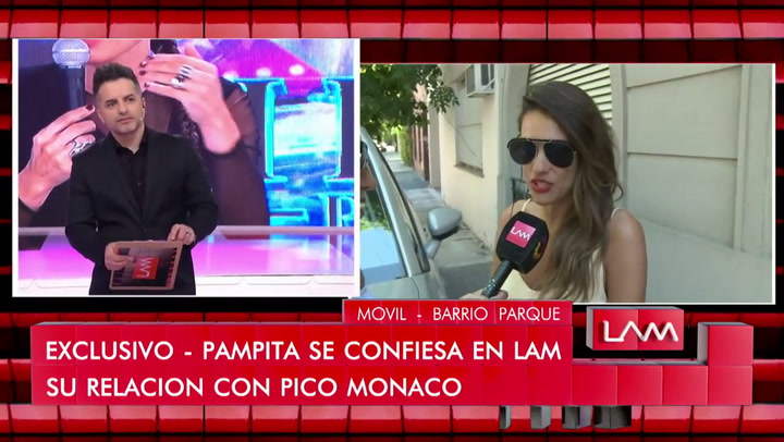 Pampita habló sobre su especial relación con Pico Mónaco - Fuente: YouTube