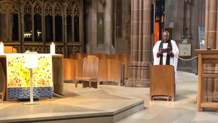 Cathedral remembers Manchester Arena bombing victims