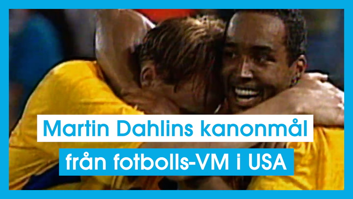 Martin Dahlins kanonmål från fotbolls-VM i USA