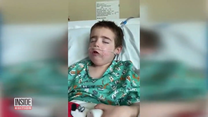 Una madre mostró cómo sufre su hijo enfermo con covid-19