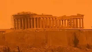 Saharan dust turns Athens into a scene from a sci-fi movie