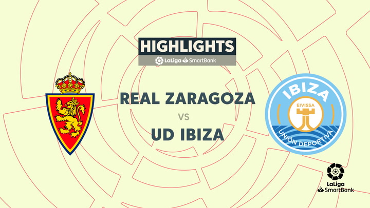 LaLiga SmartBank (J18): Resumen y goles del Zaragoza 2-1 UD Ibiza