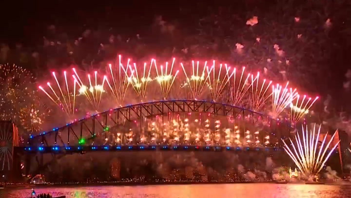 Sydney welcomes in 2024 with New Year's fireworks display over Harbour