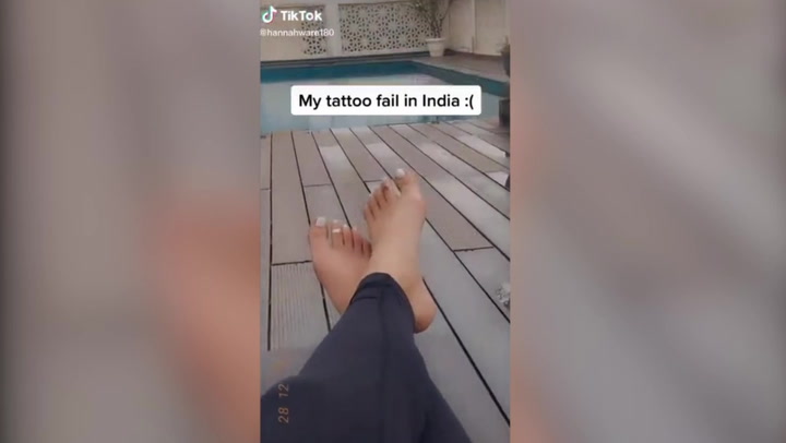 Woman gets tattoo 'fail' on foot resembling Citroën logo