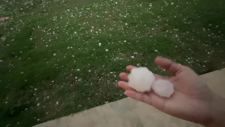 US: Storms Bring Large Hail To Parts Of Texas
