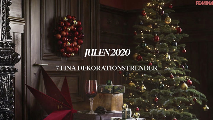 Julen 2020 – 7 fina dekorationstrender