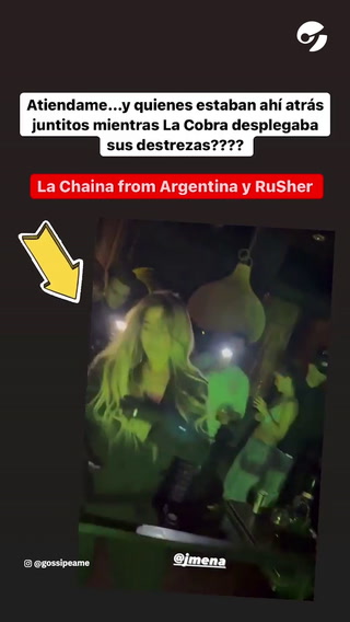 Se viralizó un video de la China Suárez y Rusherking bailando en una fiesta por los Martín Fierro