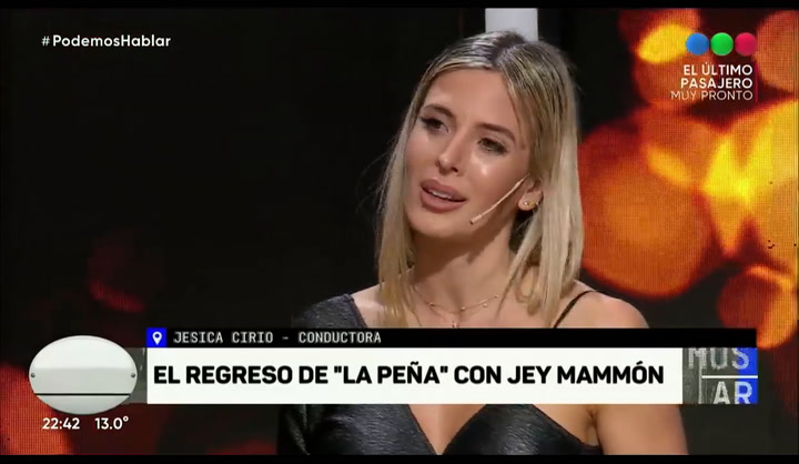 Jésica Cirio habló de La Peña de Morfi y recordó a Gerardo Rozín
