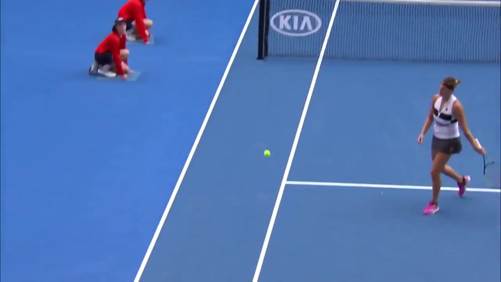 El impresionante tiro de Amanda Anisimova - Fuente: Australian Open